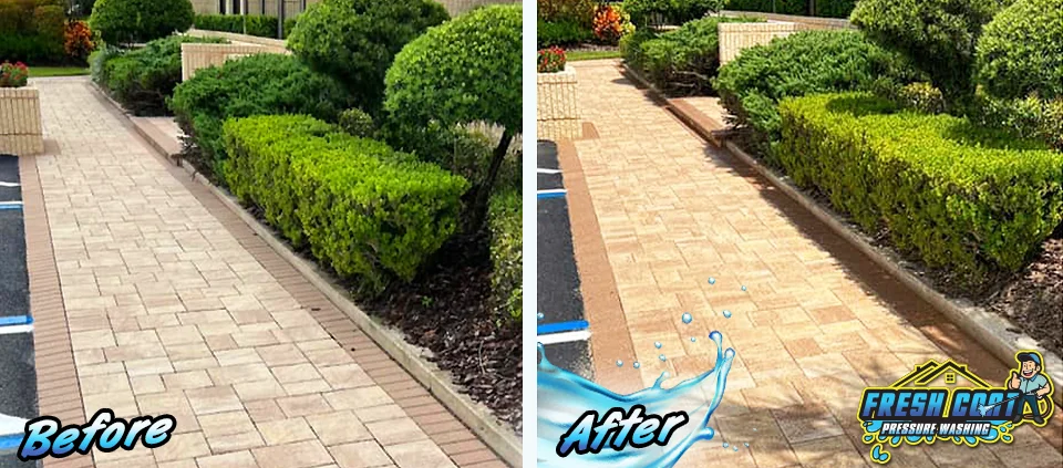 Commercial Paver Sealing and Cleaning Services in Polk County, Davenport, FL