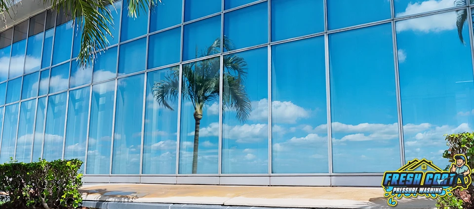 Commercial Window Washing in Davenport, Winter Haven, Polk County, FL