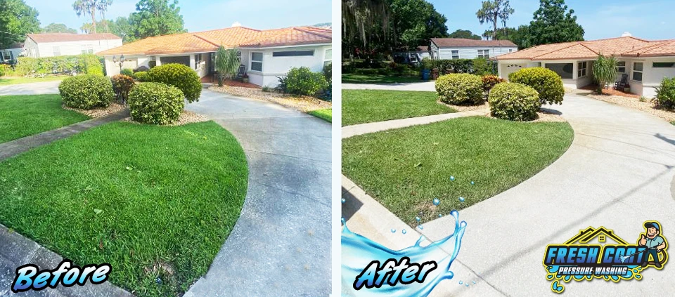 Driveway Pressure Washing Davenport, Kissimmee, Florida