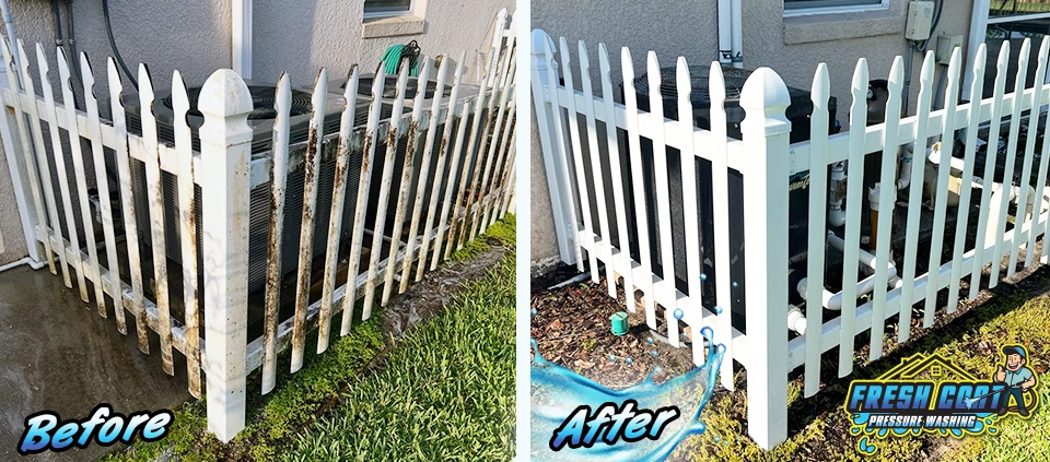 Fence Cleaning Services in Kissimmee, Davenport, Florida