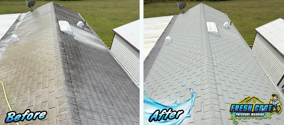 Shingle Roof Cleaning Services in Kissimmee, Polk County, Florida
